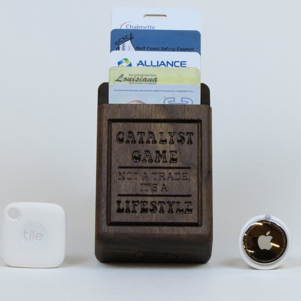 TWIC BOX (black walnut) CATALYST GAME-classic
