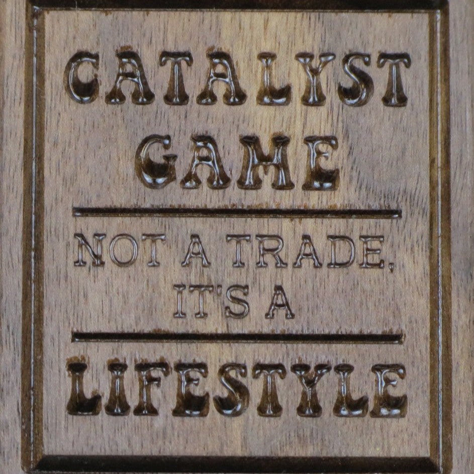 TWIC BOX (black walnut) CATALYST GAME-classic