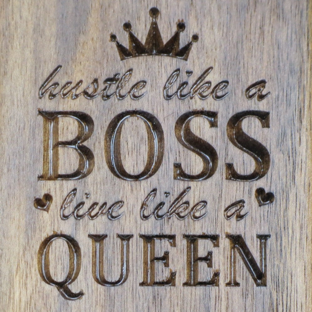 TWIC BOX (black walnut) BOSS QUEEN-classic