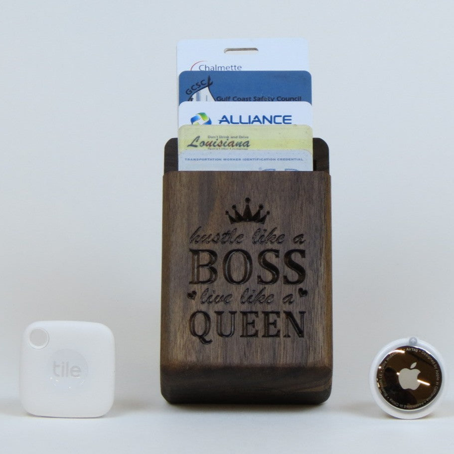 TWIC BOX (black walnut) BOSS QUEEN-classic