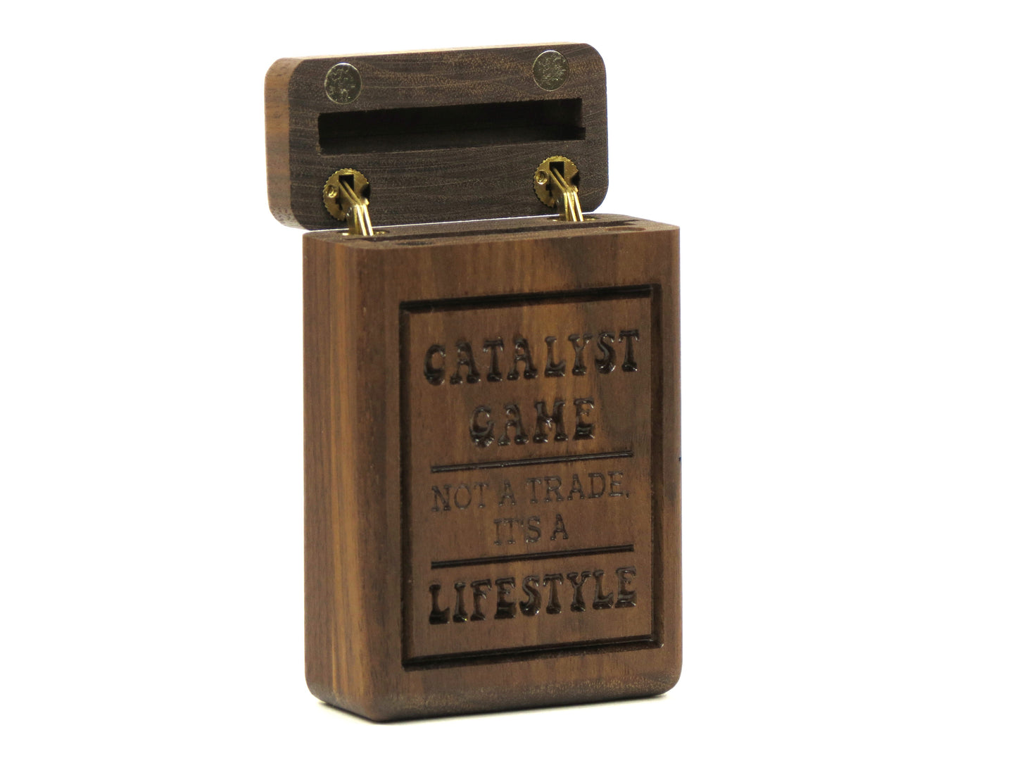 TWIC BOX (black walnut) CATALYST GAME-classic