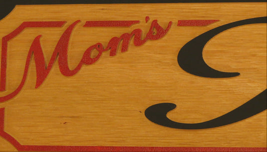 mom's kitchen (home of the original happy meal)8 1/4"x42 3/4"