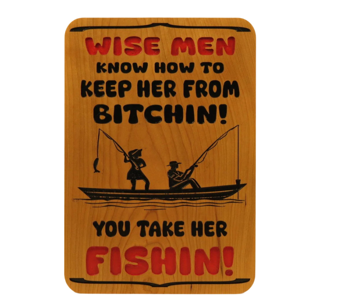 Wise men fishin!7 3/4"x11 1/4"