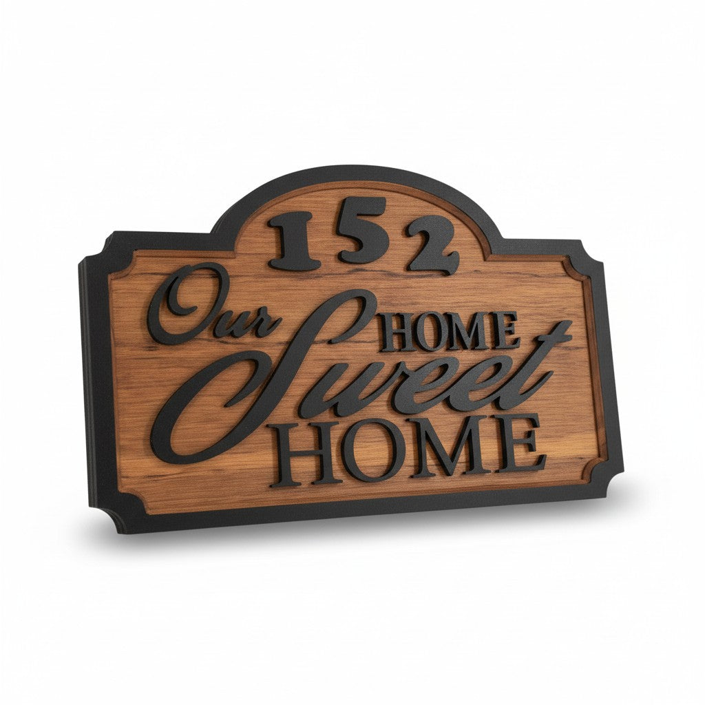 10"x16" address sign(home sweet home)