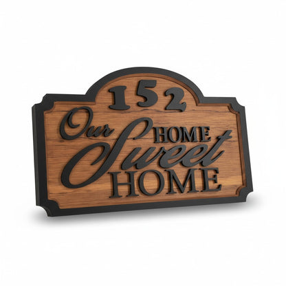 10"x16" address sign(home sweet home)