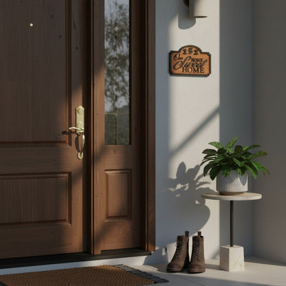 10"x16" address sign(home sweet home)