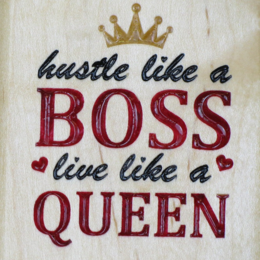 TWIC BOX (maple) BOSS QUEEN-acrylic