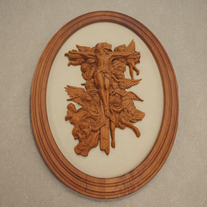 Wall art-Jesus surrounded by angels