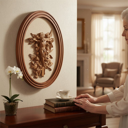 Wall art-Jesus surrounded by angels